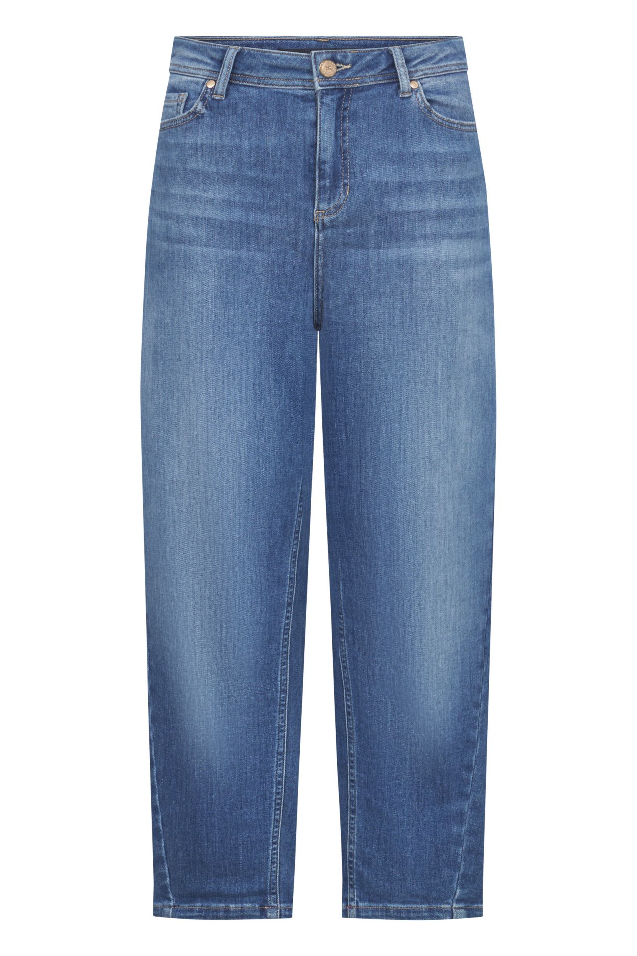 RAFFAELLO ROSSI JEAN WIDE LEG RAW EDGE FAUX TURN UP 202622/9382-820 SVENTY